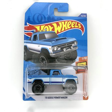 2020-152 Hot Wheels car 1/64 70 DODGE POWER WAGON Collection Metal Die-cast Simulation Model Cars Toys