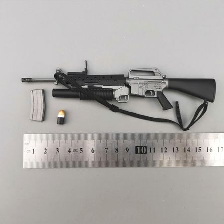 1/6 scale  Mini times toys  M16A1+M203 model gun weapon toy  accessories