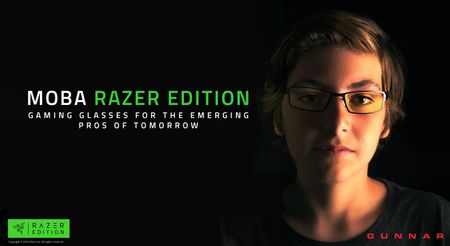 GUNNAR MOBA Razer Edition Gaming Glasses