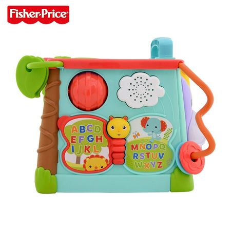 Fisher Price Original Brand Learning Toy Play & Learn Activity Cube Busy Box Educational Toys For baby mobile kid Birthday Gift