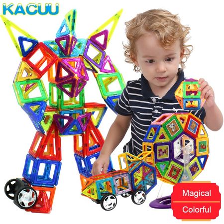 Big Size Magnetic blocks Kids DIY Magnetic Designer Building & Constructor Toy Educational Toys For Children