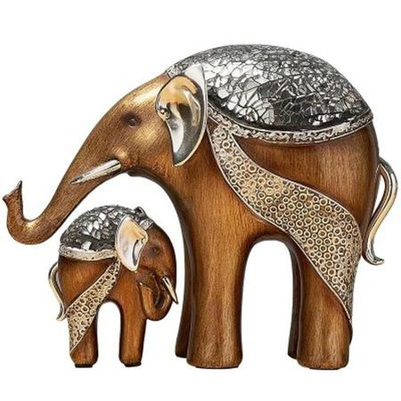 Nordic Creative Light Luxury Resin Elephant Craft Decoration Living Room Home Study Office Bookcase Personality Retro Jewelry