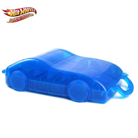 Hot Wheels Portable plastic storage box model Hold 16 Car Diecast Toys Educational Truck Toys for children Boy Juguetes Gift