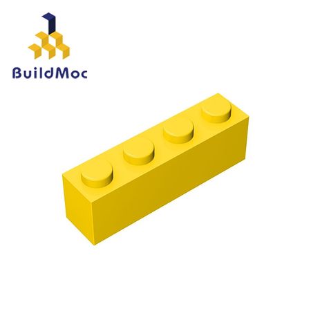 BuildMOC Compatible Assembles Particles 3010 1x4 For Building Blocks Parts DIY LOGO Educational Tech Parts Toys