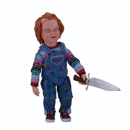 Tronzo Neca Horror Figure Child's Play Chucky Movable PVC Action Figure Scary Movie Bride of Chucky Doll Toys Gift For Halloween