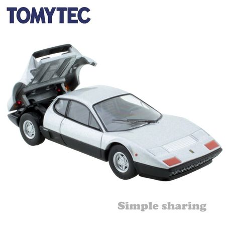 Tomica Limited Vintage Neo 1/64 TLV-NEO Ferrari BB512 Silver Toys Motor Vehicle Diecast Metal Model