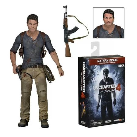 NECA Uncharted 4 A thief's end NATHAN DRAKE Ultimate Edition PVC Action Figure Collectible Model Toy 7
