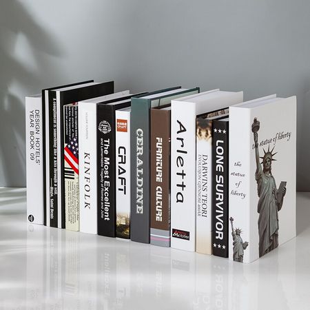 Fashionable Books Home Decoration Book Nook  Bookcase Fashionable and Beautiful Table Top Decoration  Fake Books Decoration Book