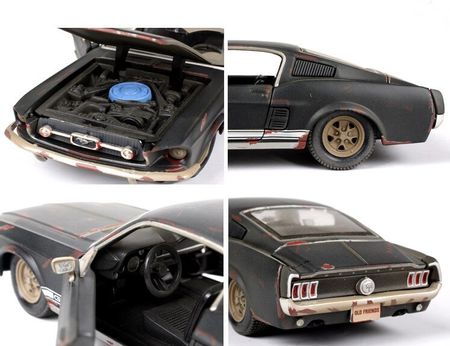 Maisto 1:24 Ford Mustang GT Do Old Vintage Diecast Model Car Simulatio Collector Edition Metal Diecast Model Car Christmas Gift