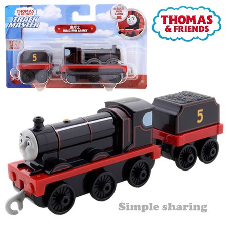 Thomas And Friends Track Master Engine 1/43 Original  James  Push Along Die-cast Metal Toy Train Model Collectible Railway Gift