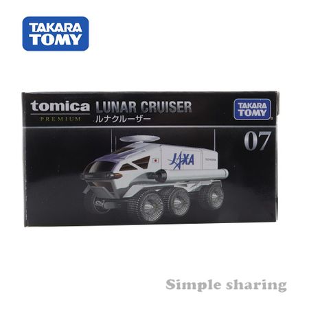 Takara Tomy Tomica Premium #07 Toyota Lunar Cruiser Moon Vehicle 1/110 Car Hot Pop Kids Toys Motor Vehicle Diecast Metal Model