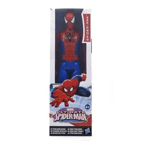 spiderman with box