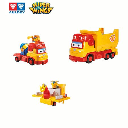 AULDEY Super Wings Remi's Robo Rig Transforming Toy Vehicle Set, Includes Transform DONNIE Action Figure Toy Gift for Kids