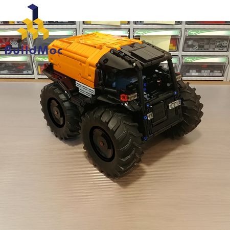 BuildMOC ATV Cars Vehicle RC Motor Power Function 10677 Technic Building Block Bricks Toys Kid Gifts Bulk Figures Educational