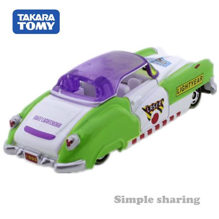 TAKARA Tomy Tomica Buzz Lightyear Car Dm 20 Hot Pop Miniature Baby Toys Delorean Back To The Future Funny Magic Kids Bauble