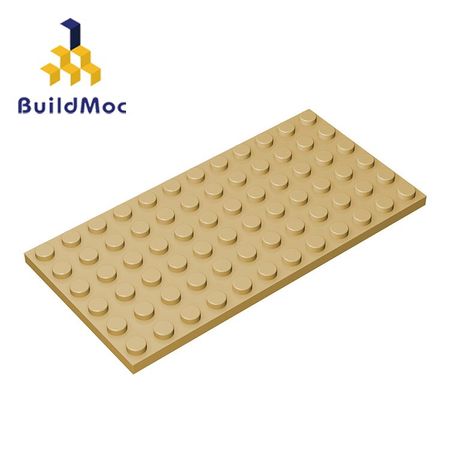 BuildMOC Compatible Assembles Particles 3028 6x12 For Building Blocks Parts DIY LOGO Educational Tech Parts Toys