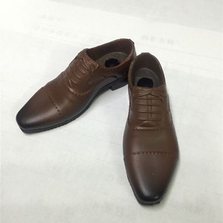 1/6 scale  male toy brown leather shoes  models fit for 12