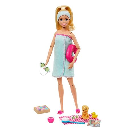 Original Barbie Doll Toys Fitness Master Spa Enjoyment Princess Girl All Joints Move Gymnastic Yoga Exquisite Doll Toy GJG55