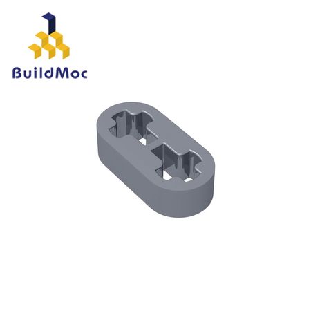 BuildMOC Compatible Assembles Particles 41677 1x2 For Building Blocks DIY LOGO Educational High-Tech Spare Toys