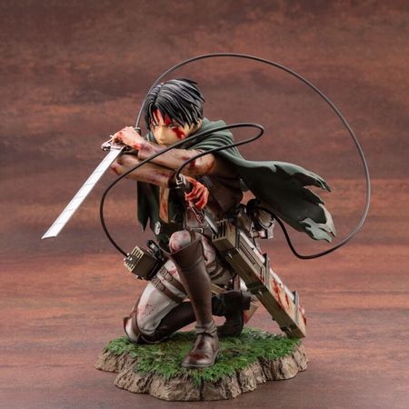 Anime Attack on Titan Artfx J Levi Fortitude Ver.PVC Action Figure Japanese Anime Figure Model Toys Collection Doll Gift