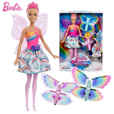 Original Brand Rainbow Lights Mermaid Barbie Doll Feature Mermaid  Doll The Girl A Birthday Present Girl Toys Gift Boneca