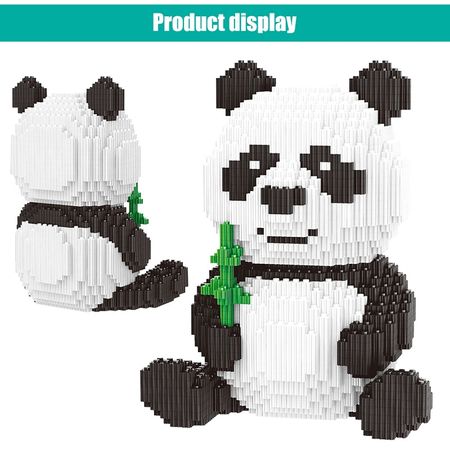 3689pcs Creator DIY Assemable Panda Mini Blocks Educational Animal Toys for Children Building Blocks Model Bricks
