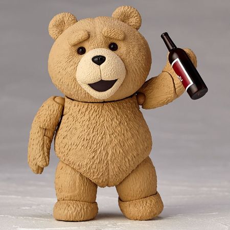 Movie TED 2 Ted Action Figure Teddy Bear Figure Collectable Model Toy 10cm