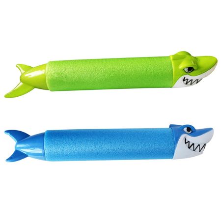 33cm Summer Water Guns Pistol Toys Squirter Blaster Outdoor Games Swimming Pool Shark Crocodile Play Water Gun Toy for Kids Boys
