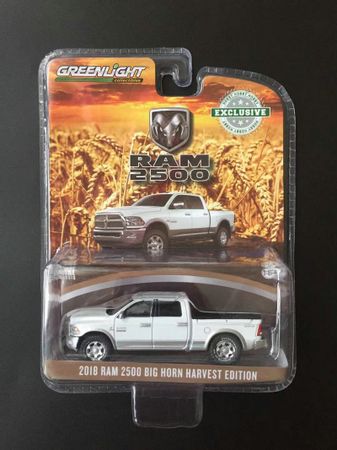 GreenLight 1/64 2018 RAM 2500 BIG HORN HARVEST EDITON collection Version of the car Model Toy Gift