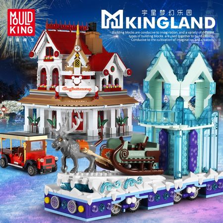 MOC Lepining Creator Expert Parade Floats Car City Street Model Kit Building Blocks Kids Toys Compatible Frozening Bricks Gifts