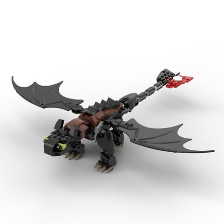 Mini Blocks Black toothless Pterodactyl Dinosaur Viking warrior hiccup- Building Toy Classic Model Figure Toys Home Game