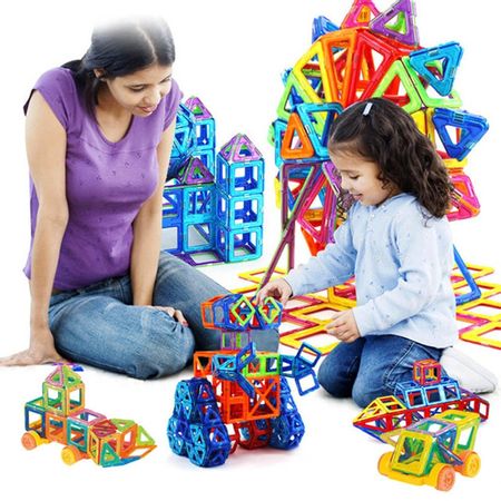 Mini Magnetic Blocks Building Construction Toys Magnetic Designer for Children Magnet Games Educational toy For Kids Gifts
