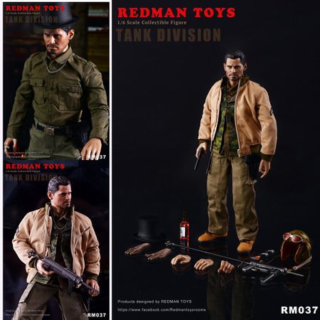 1/6 REDMAN Toys RM037 Fury Tank Division Collectible Action Figure Model Toys