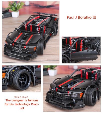 1814pcs The 2015 Assassined X19 Building Blocks Fit Lego Technic MOC Car Bricks Creative Toy for Children XingBao 07003