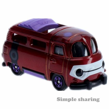 Takara Tomy Tomica Disney Motors Wasp Figure Van Model Kit  Big White Car Diecast Baby Toys Funny Miniature Kids Bauble