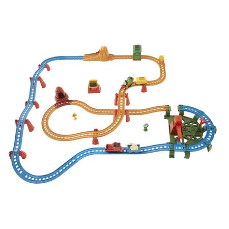 Thomas And Friends Clay Pits Discovery Set  James Percy Anime Electric Train Toy Car For Children Learning Building Track