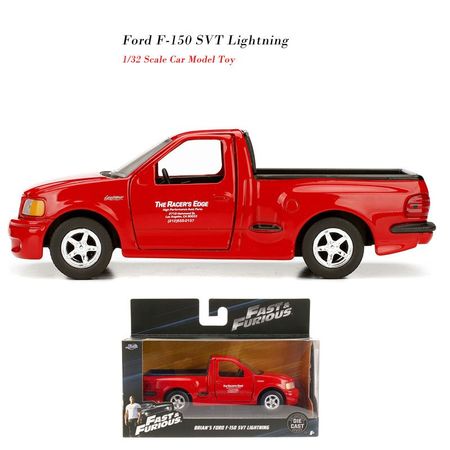 1/32 Fast and Furious Cars Brian's FORD F150 SVT Lightning Simulation Metal Diecast Model Cars Kids Toys