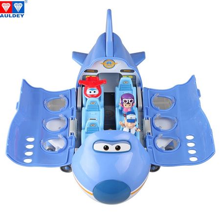 AULDEY Super Wings Aircraft Scene Series Playset Original Toys Deformation Action Figure Toy Gifts Children Model Aniversario