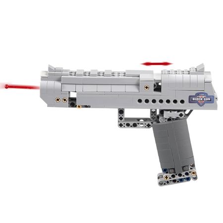 Cada Military Weapons Series Desert Eagle Pistol Fire a Bullet Guns Building Blocks City Police Swat Bricks Toys for Children