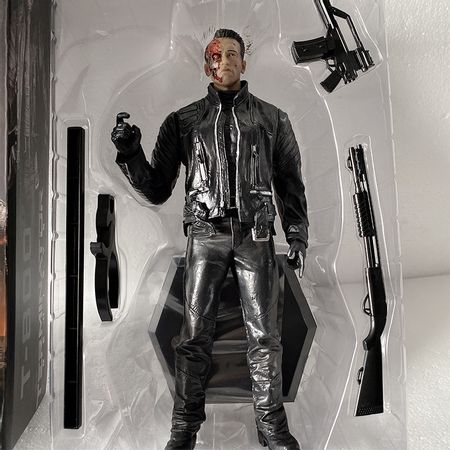 Crazy Toys 1/6 Figure Terminator Figure T-800 Judgment Day T-800 t-1000 Action Figure Model Toy Doll Gift