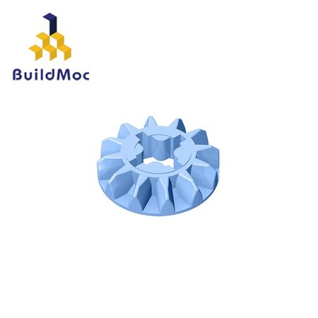 BuildMOC Compatible Assembles Particles 6589 For Building Blocks Parts DIY LOGO Educational Tech Parts Toys