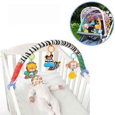 Babies Musical Mobile For Crib Plush Toy On The Bed Toddlers Rattle Newborn Baby Boy Toy Clip Holder 0-12 month/13-24 month