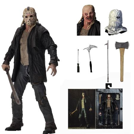 NECA Original Friday The 13th Jason 2009 Remake Voorhees Deluxe Edition Ultimate Action Figure Collectable Model Toy Horror Gift