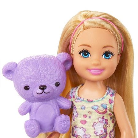 Original Barbie Chelsea Doll Boneca baby bed time Feature Rainbow Mermaid Good Night Toys For children Birthday dolls for girls