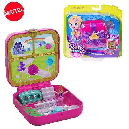 Polly Pocket Cute Girl Doll Hidden World House Original Mini Scene Girls Set Toys for Children Gift Mermaid Kids Toy Accessories