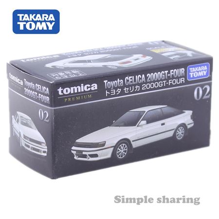 Takara Tomy Tomica Toyota Celica 2000 GT-FOUR 1:60 Premium No.02 Car Hot Pop Kids Toys Motor Vehicle Diecast Metal Model New