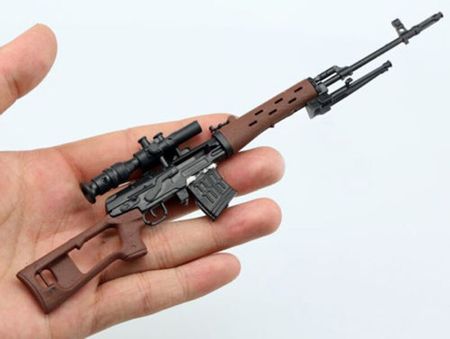 1/6 scale  Toy Gun of SVD Sniper Rifle fit 12 