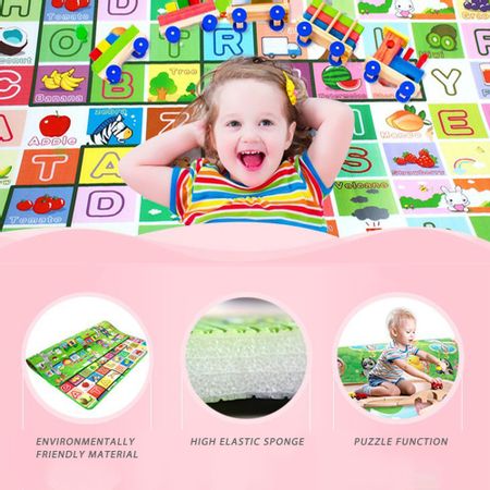 Baby Play Mat Kids Developing Mat Eva Foam Gym Games Play Puzzles Double Surface Baby Carpets Toys For Children's Soft Floor