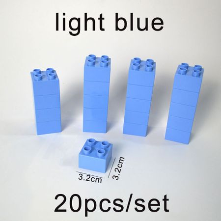 Colourful Big Building Blocks square Bulk bricks 20pcs/Set Educational Bricks Toy For Gift For Baby Compatible with lego