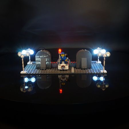 LED Light Kit Fit Lego 10231 City Space Shuttle Expedition Building Blocks for Light Up Your Toys (only LED Light )